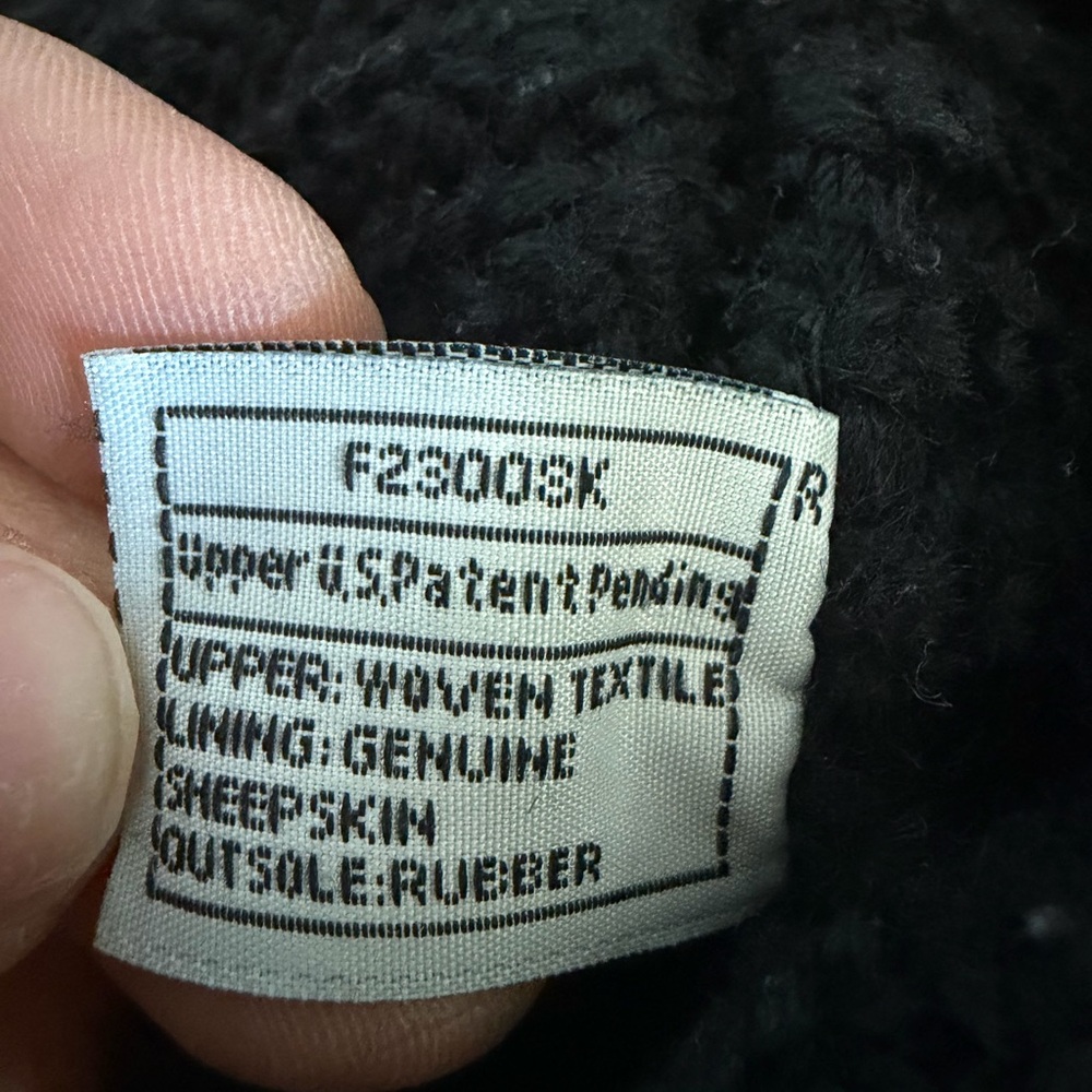 UGG Black Knit Button-Back Short Boots - Picture 10 of 11